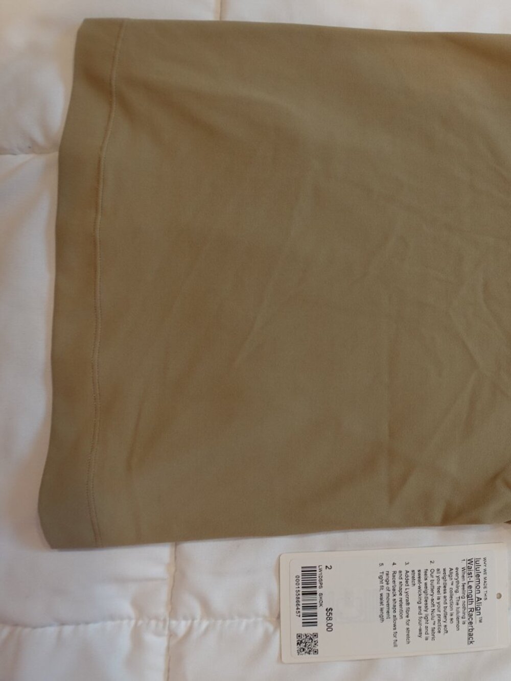 Lululemon Align Waist-Length Racerback SHOK - Picture 3 of 10